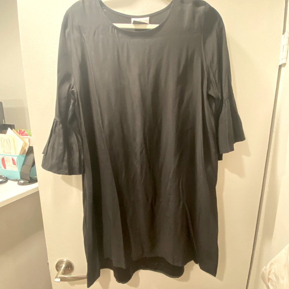 LaRoque black ruffled dress